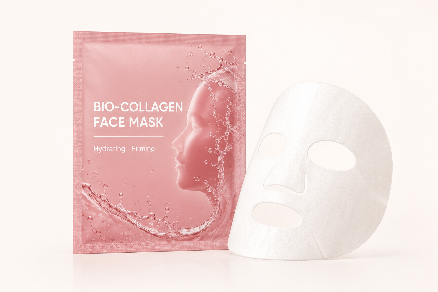 Bio-Colágeno Mask Coreana Hidratação Intensiva Pack 5