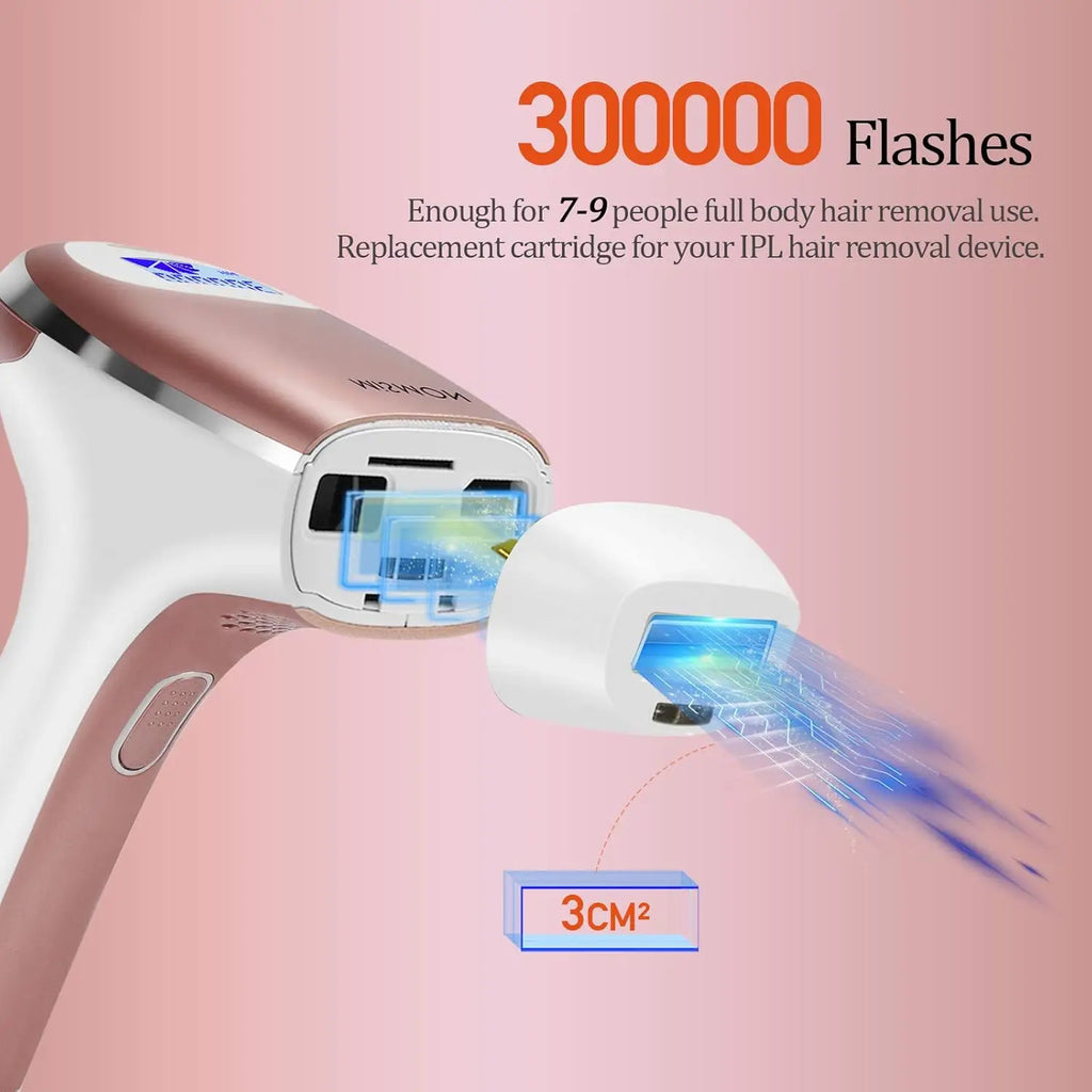Caneta IPL 300.000 Flashes - uso