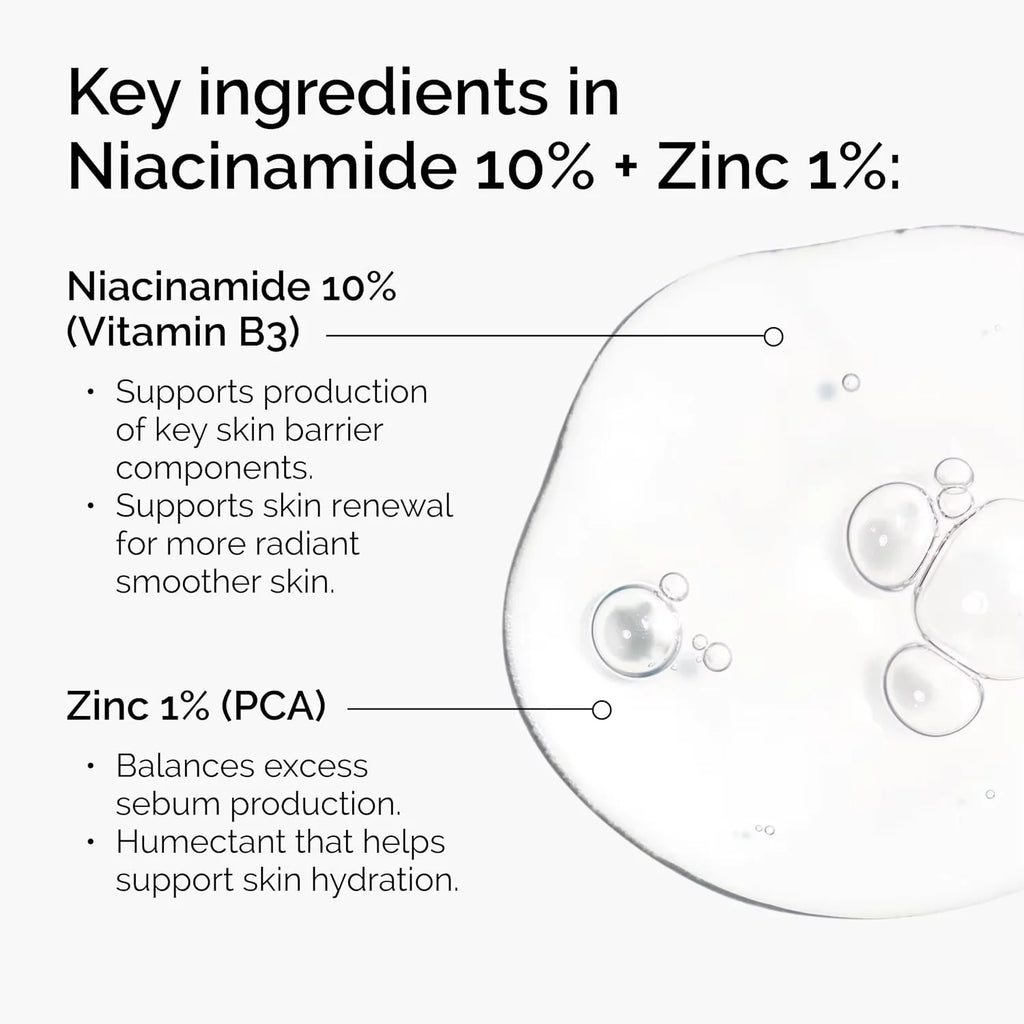 Sérum Niacinamida 10% + Zinco - textura